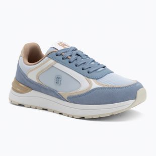 Tommy Hilfiger Alkalmi női cipő Fashion Runner Mix breezy blue/brisk blue