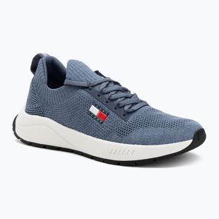 Férfi Tommy Jeans Runner Kötött kék pillanat cipő