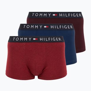 Boxeralsók Tommy Hilfiger UM0UM03180 Trunk 3 pár deep burgundy/purple navy/deep rouge heather