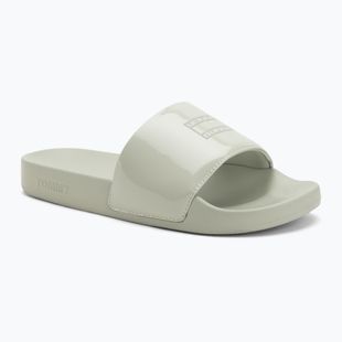 Tommy Hilfiger női Flag Pool Slide Patent misty sage női flip-flopok