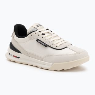 Férfi Tommy Hilfiger Retro Runner Nylon Mix elefántcsont szirom cipő