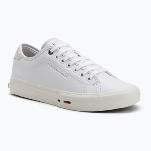 Férfi tornacipő Tommy Hilfiger Street Leather Stitch white