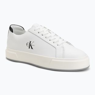 Női cipők Calvin Klein YW0YW01945 Basket Cups Laceup Leather bright white/black