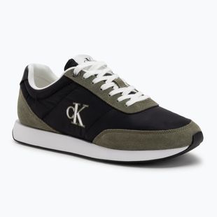 Férfi cipők Calvin Klein YM0YM01361 Retro Runner Essential MIX MAT black/capers/bright white