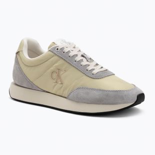 Női cipők Calvin Klein YW0YW01990 Retro Runner Lace Up Nylon MG green haze/grey/green/cashew