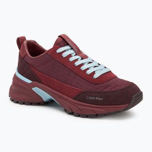 Női cipő Calvin Klein YW0YW01995 Hike Runner Casual Ny-Su AOP WN burgundy