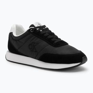 Női cipők Calvin Klein YW0YW01990 Retro Runner Lace Up Nylon MG black/bright white