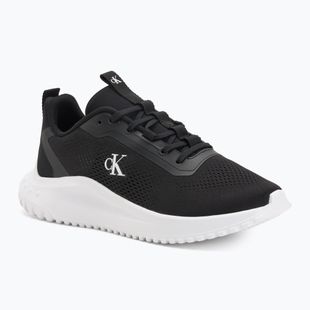 Női cipők Calvin Klein YW0YW01992 Eva Runner Drawstring Mix MG black/bright white
