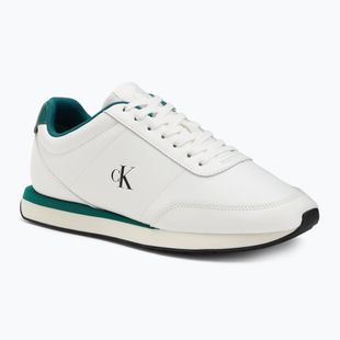Férfi cipők Calvin Klein YM0YM01355 Retro Runner Essential Leather bright white/galapagos