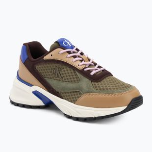 Férfi cipők Calvin Klein YM0YM01379 Hike Runner Mesh MIX cumin/burnt out/khaki/purple blue