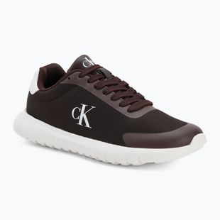 Női cipők Calvin Klein YW0YW01750 3 Eva Runner Mesh MG Brown Out/Green Haze