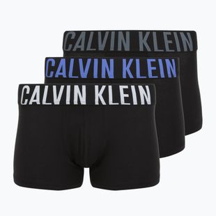 Boxeralsók Calvin Klein 000NB3608A Trunk 3 pár black bodies/turbulence/white/iridescent