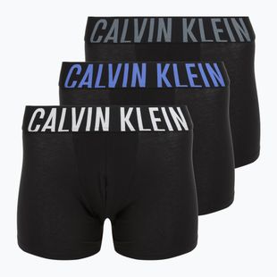 Boxeralsók Calvin Klein 000NB3609A Brief 3 pár black bodies/turbulence/white/iridescent