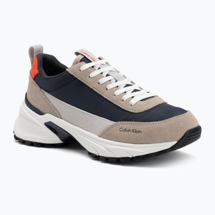 Férfi cipők Calvin Klein YM0YM01459 Hike Runner Casual desert taupe/navy/tomato cherry