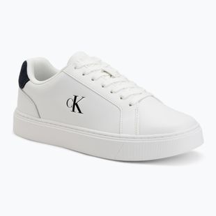 Férfi cipők Calvin Klein YM0YM01435 Classic Cupsole Laceup Leather bright white/navy