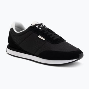 Férfi cipők Calvin Klein HM0HM02140 Retro Runner Ripstop Aop black/bright white
