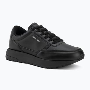 Férfi cipők Calvin Klein HM0HM02146 City Runner Laceup Leather triple black