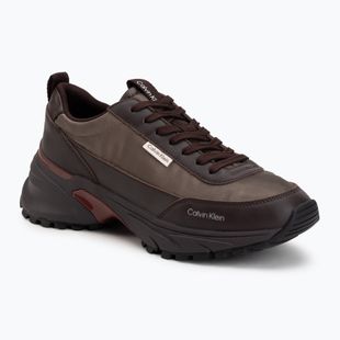 Női cipők Calvin Klein HW0HW02999 Hike Runner Organza Met Leather bordeaux/rhubarb