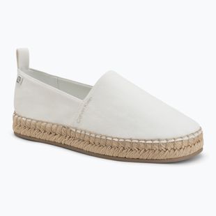 Női spárgatalpú cipők Calvin Klein HW0HW02931 Oblique Canvas Off White