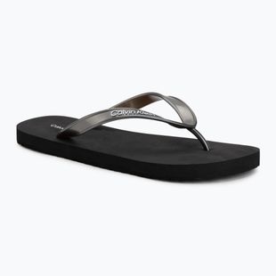 Női flip-flop papucsok Calvin Klein HW0HW02956 Tpu Metallic triple black