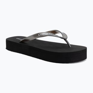 Női flip-flop papucsok Calvin Klein HW0HW03120 Flatform triple black