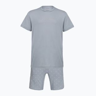 Férfi pizsama Calvin Klein LV00NM2900 misty grey top /diamond logo misty
