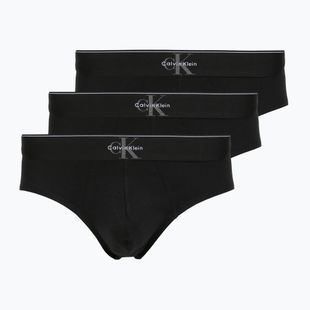 Férfi alsónadrág Calvin Klein LV00NB4471 Hip Brief 3 pairs black