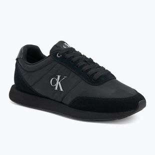 Férfi cipők Calvin Klein YM0YM01361 Retro Runner Essential MIX MAT triple black