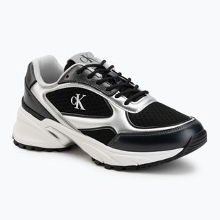 Férfi cipők Calvin Klein YM0YM01402 Hike Runner Laceup Mesh Mix black/silver