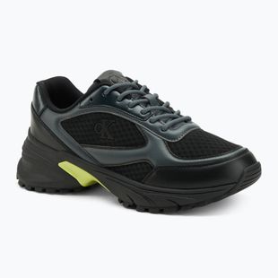 Férfi cipők Calvin Klein YM0YM01451 Hike Runner Laceup Mesh Mix black/coal/buttercup