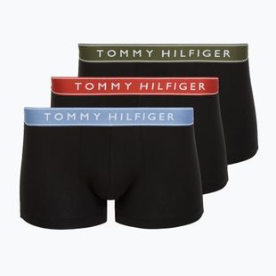 Boxeralsó Tommy Hilfiger Trunk WB 3 pairs brick blue/terra red/army green