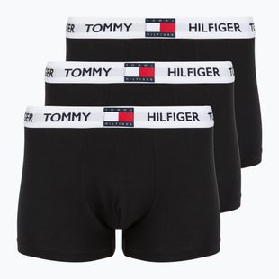 Boxeralsó Tommy Hilfiger Trunk 3 pairs black / black / black