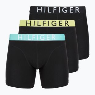 Tommy Hilfiger férfi boxeralsó 3 darabos csomag lemon curd/arctic aqua/fekete