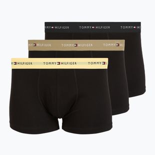 Férfi boxer nadrág Tommy Hilfiger Trunk WB 3 pairs black/citronella/woodridge