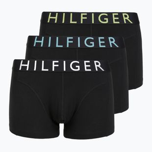 Boxeralsó Tommy Hilfiger Trunk WB 3 pairs lemon curd/arctic aqua/black
