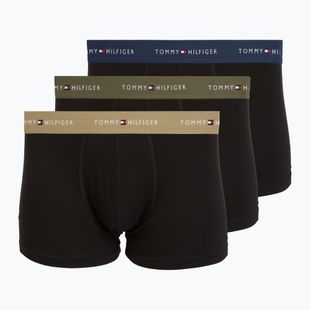 Férfi boxer nadrág Tommy Hilfiger Trunk WB 3 pairs army green/wdg blue/ptch blue