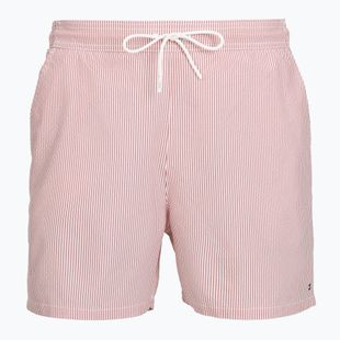 Férfi fürdőnadrág Tommy Hilfiger Medium Drawstring Ithaca terra red/ecru ithaca