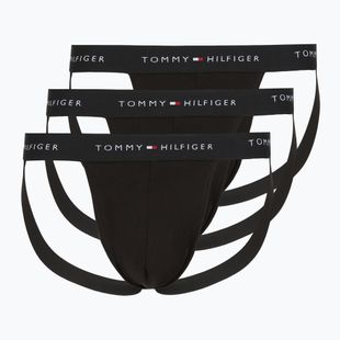 Férfi boxeralsó Tommy Hilfiger Cotton Jockst 3 pack black/black/black