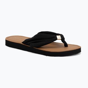 Női flip-flop papucsok Tommy Hilfiger Footbed Summer Sandal Leather black