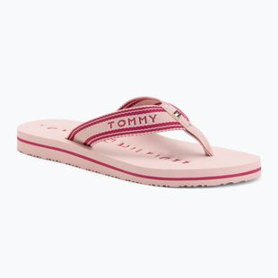 Női papucsok Tommy Hilfiger Webbing Summer Sandal foggy pink