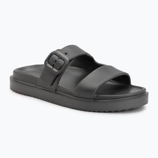 Női papucsok Tommy Hilfiger Double Strap Sandal Pearl dark grey pearlized