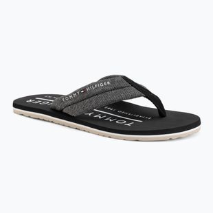 Férfi papucsok Tommy Hilfiger Chambray Beach Sandal black