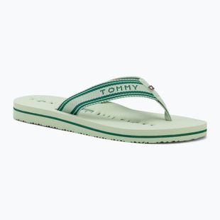 Női papucsok Tommy Hilfiger Webbing Summer Sandal gentle jade