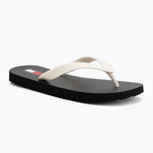 Női flip-flop papucsok Tommy Jeans Logo Summer black/ecru