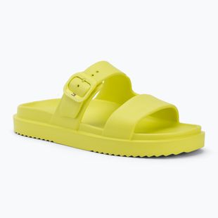 Női papucsok Tommy Hilfiger Light Double Strap lime zing