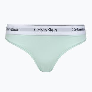 Női tanga Calvin Klein LV00QF8518 Thong feel the mint