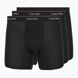 Boxeralsó Calvin Klein LV00NB4394 Brief 3 pairs black w/heavenly iris logo/black w