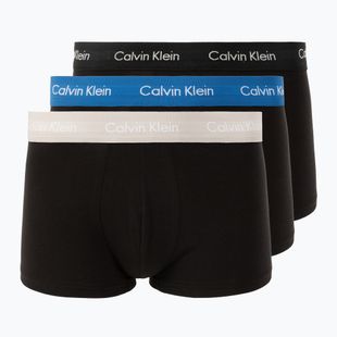 Boxeralsó Calvin Klein 0000U2664G Low Rise Trunk 3 pairs black/classic blue/black