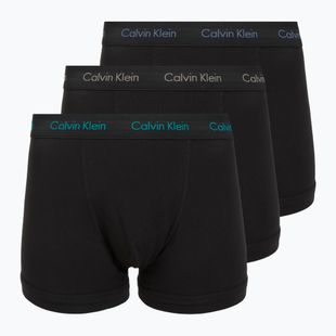 Férfi boxeralsó Calvin Klein 0000U2662G Trunk 3 pairs of black bodies and wbs with driftwood