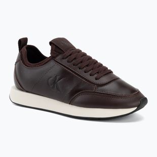 Női cipők Calvin Klein HW0HW03118 Retro Runner Sock PANL Leather Neo bordeaux